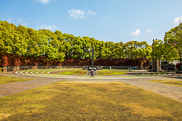 Hypocenter, Nagasaki Peace Park, Nagasaki, Kyushu, Japan, Asia