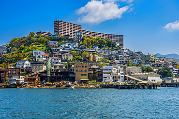 The harbour of Nagasaki, Kyushu, Japan, Asia