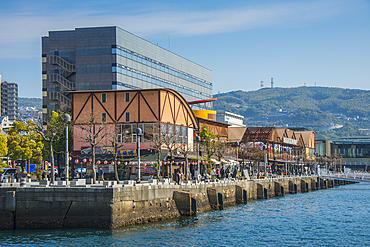 The harbour of Nagasaki, Kyushu, Japan, Asia