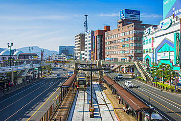 Downtown Nagasaki, Kyushu, Japan, Asia