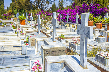 Italian Cemetery in Asmara, Eritrea, Africa