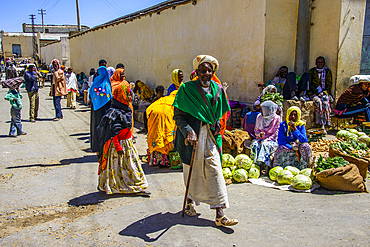 Market in Adi Keyh, Eritrea, Africa