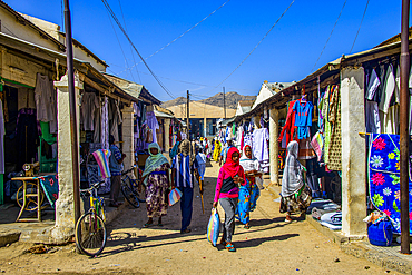 The colouful Monday market of Keren, Eritrea, Africa