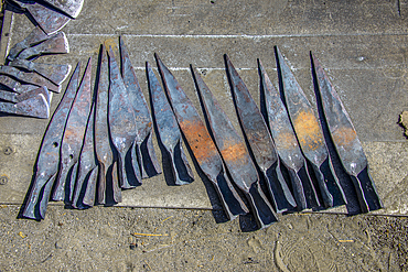 Newly forged blades, Keren, Eritrea, Africa