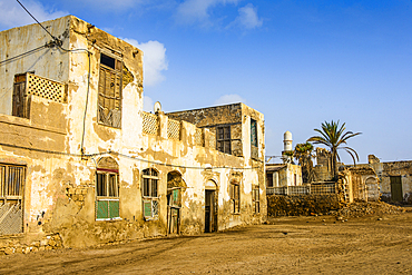 Old houses in the old port town of Massawa, Eritrea, Africa