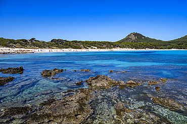 Agulla beach, Mallorca, Balearic islands, Spain, Mediterranean, Europe