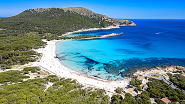 Coastline and turquoise sea, Mallorca, Balearic islands, Spain, Mediterranean, Europe