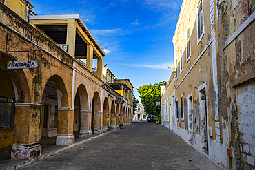 Historic houses on the Island of Mozambique, UNESCO World Heritage Site, Mozambique, Africa