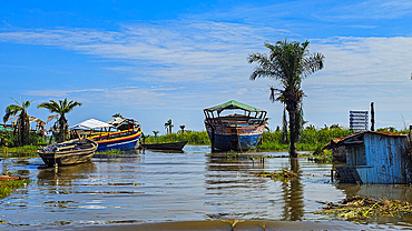 Dhow harbour, Ujiji, Kigoma, Lake Tanganyika, Tanzania, East Africa, Africa