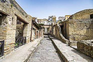 Roman town of Herculaneum, UNESCO World Heritage Site, Campania, Italy, Europe