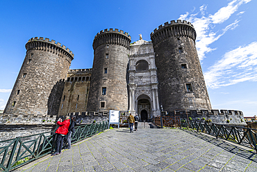 Castel Nuovo, the historic Centre of Naples (Napoli), UNESCO World Heritage Site, Campania, Italy, Europe