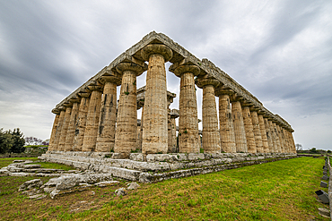 The Greek temples of Paestum, UNESCO World Heritage Site, Campania, Italy, Europe