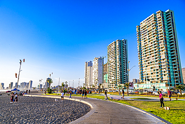 Beachfront of Iquique, Atacama desert, Chile, South America