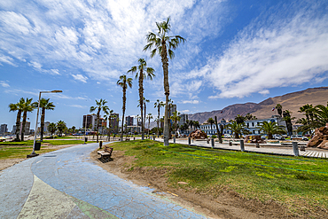 Beachfront of Iquique, Atacama desert, Chile, South America