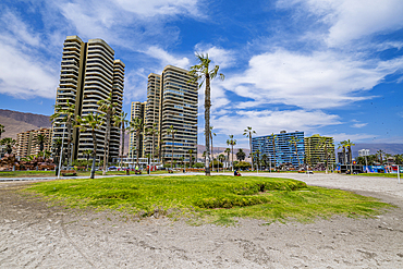 Beachfront of Iquique, Atacama desert, Chile, South America