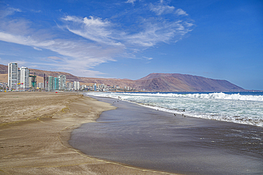 Beachfront of Iquique, Atacama desert, Chile, South America