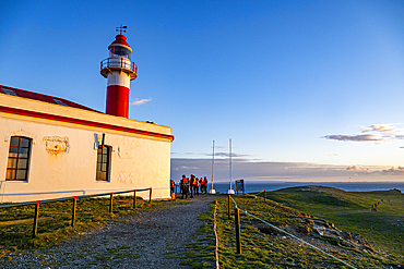 Lighthouse on Magdalena Island, Magallanes Region, Punta Arenas, Chile, South America