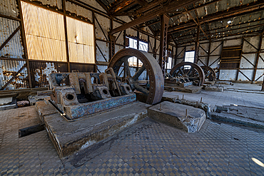 Santa Laura Salpeter mine, UNESCO World Heritage Site, Atacama desert, Chile, South America