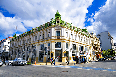 Center of Punta Arenas, Patagonia, Chile, South America