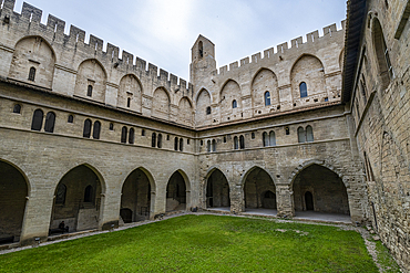 Palace of the Popes, Avignon, UNESCO World Heritage Site, Vaucluse, Provence-Alpes-Cote d'Azur, France, Europe