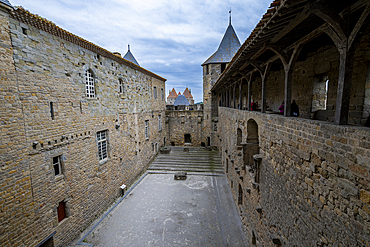 Cite de Carcassonne citadel, UNESCO World Heritage Site, Carcassonne, Aude, Occitania, France, Europe