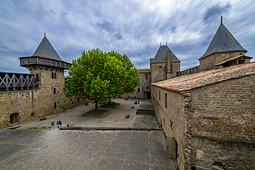 Cite de Carcassonne citadel, UNESCO World Heritage Site, Carcassonne, Aude, Occitania, France, Europe