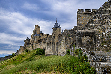 Cite de Carcassonne citadel, UNESCO World Heritage Site, Carcassonne, Aude, Occitania, France, Europe