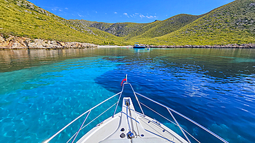 Turquoise water on the Formentor Peninsula, Mallorca, Balearic islands, Spain, Mediterranean, Europe