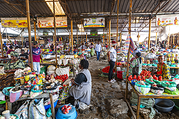 Central market, Goma, Democratic Republic of Congo, Africa