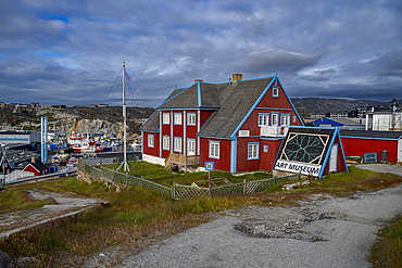 Overlook over Ilulissat, Western Greenland, Denmark, Polar Regions