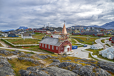 Church of our Saviour, Nuuk, capital of Greenland, Denmark, Polar Regions