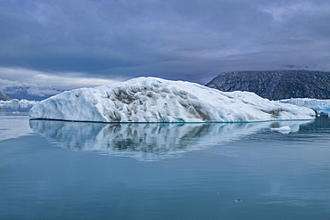 Floating icebergs in the Nuuk Icefjord, Western Greenland, Denmark, Polar Regions