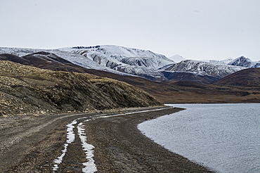 Rocky beach, Axel Heiberg island, Nunavut, Canadian Arctic, Canada, North America