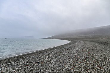 Rocky beach, Beechey island, Nunavut, Canadian Arctic, Canada, North America