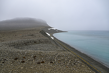 Arctic desert landscape on Beechey island, Nunavut, Canadian Arctic, Canada, North America