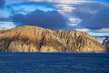 Sunrise over Coburg island, Nunavut, Canadian Arctic, Canada, North America