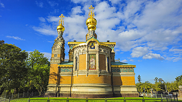 Unesco world heritage site, Matthildenhoehe, Darmstadt, Germany