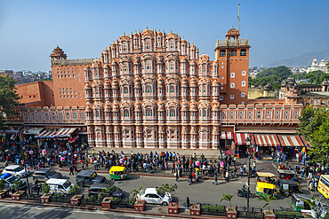 Hawa Mahal, Palace of the winds, Jaipur, Rajasthan, India