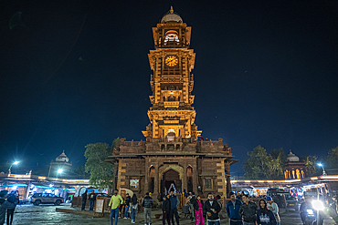 Old clock tower, Jodhpur, Rajasthan, India