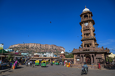 Old clock tower, Jodhpur, Rajasthan, India