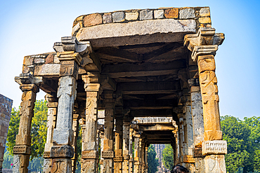 Unesco Qutb Minar complex, Delhi, India