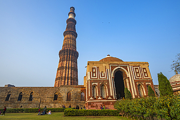 Unesco Qutb Minar complex, Delhi, India