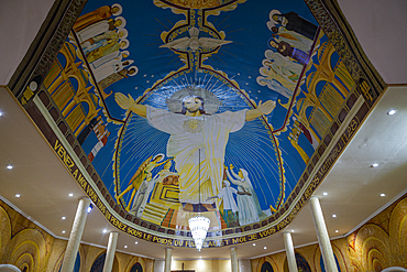 Interior of the Cathedral of Brazzaville, Republic of Congo