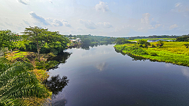 Likouala river, Makoua, Republic of Congo