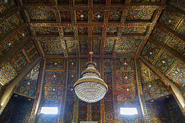 Interior of the colourful Gidan Rumfa Emir palace in Kano, Nigeria