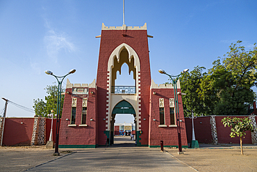 Entrance to the Gidan Rumfa Emir palace in Kano, Nigeria