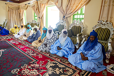 Ministers in the Fadar Daurama Emir palace, Daura Emirate, Katsina state, Nigeria