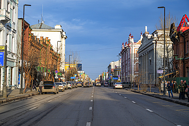 Old town, Krasnoyarsk, Siberia, Russia