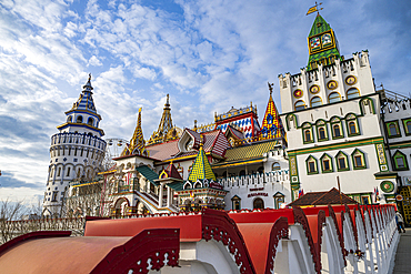 Souvenir and handicraft Izmaylovo Market, Moscow, Russia