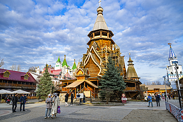 Souvenir and handicraft Izmaylovo Market, Moscow, Russia